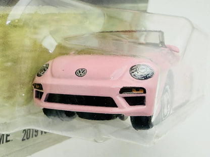 Volkswagen Beetle Convertible Matchbox 2024 Mainline 1:64 Blister Różowy – zdjęcie 3