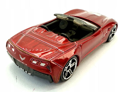 '14 Corvette Stingray Hot Wheels 2013 Czerwony 1:64 – zdjęcie 3