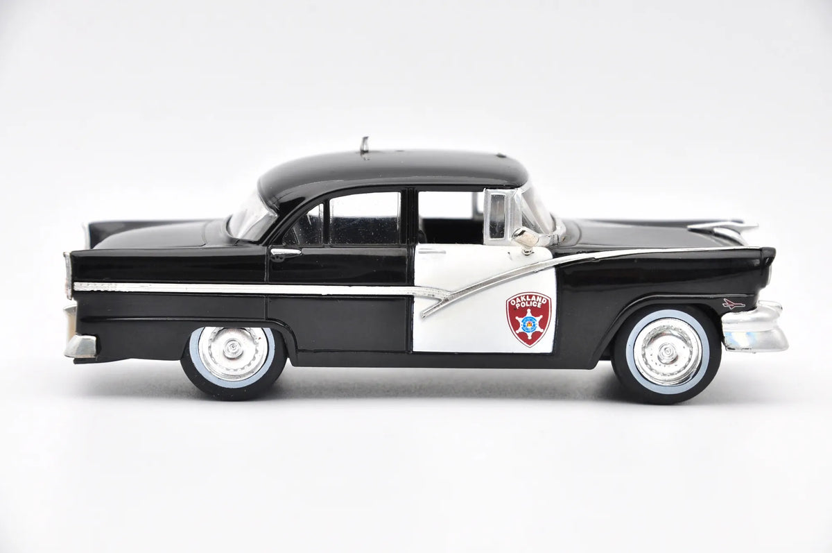 FORD FAIRLANE, Nieznana, Resoraki, Die cast 70000, Czarno-Biała, 1:43 – zdjęcie 3