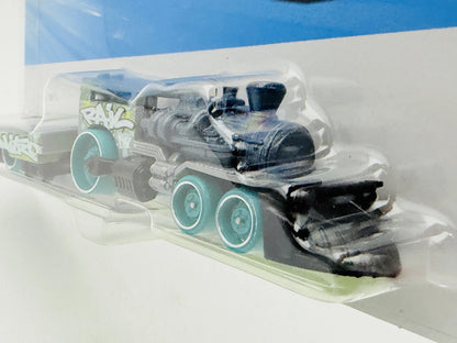 Nitro Rail Hot Wheels 1:64 Lokomotywa Blister Szary – zdjęcie 3
