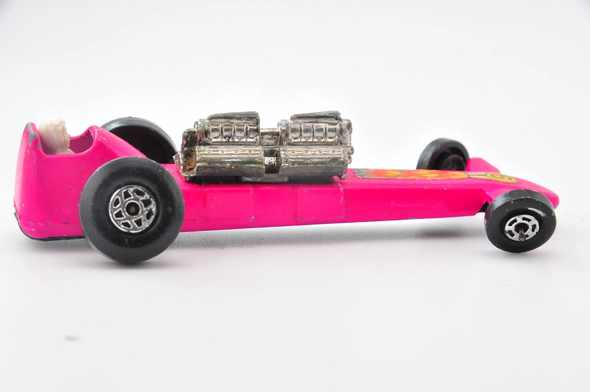 Slingshot Dragster, Matchbox 1974, Made in England, Die cast, Różowy, 1:64 – zdjęcie 3