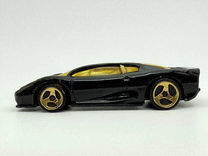 Jaguar Xj220, Hot Wheels 1992, die cast resoraki, 1:64, czarny – zdjęcie 3