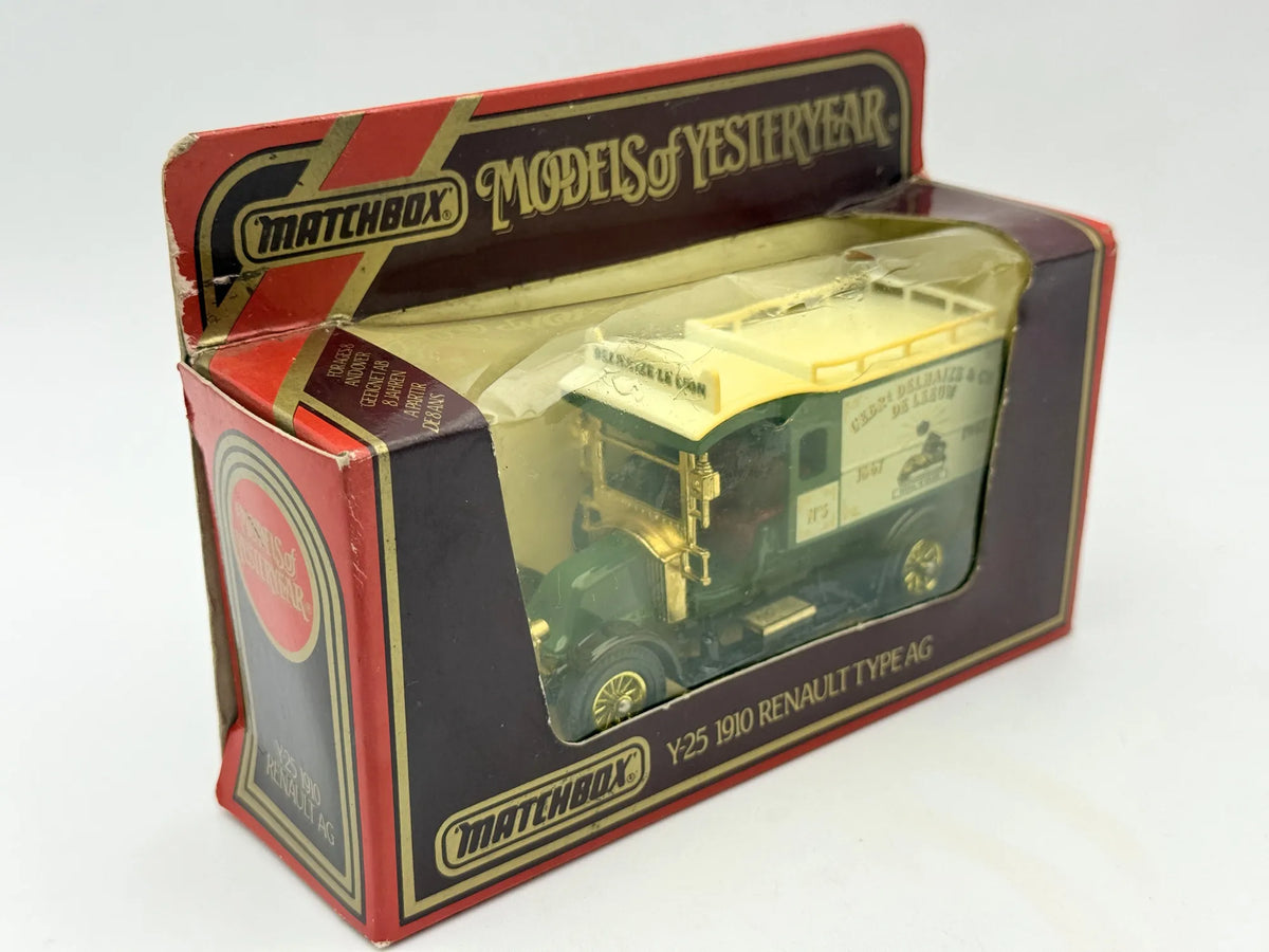 Y-25 1910 RENAULT TYPE AG Models of Yeasteryear Matchbox 1984 Zielony 1:43 – zdjęcie 3