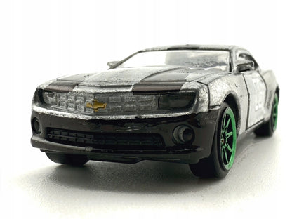 Chevrolet Camaro Majorette 2010 Srebrny 1:62 – zdjęcie 3