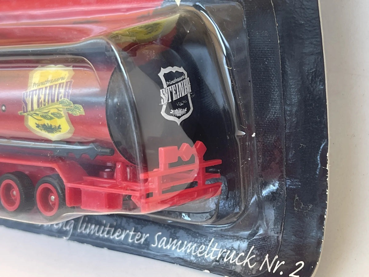 Volvo WMS Werbung 1:87 PRIVATBRAUEREI STEINER Blister Czarny Promocyjny – zdjęcie 3