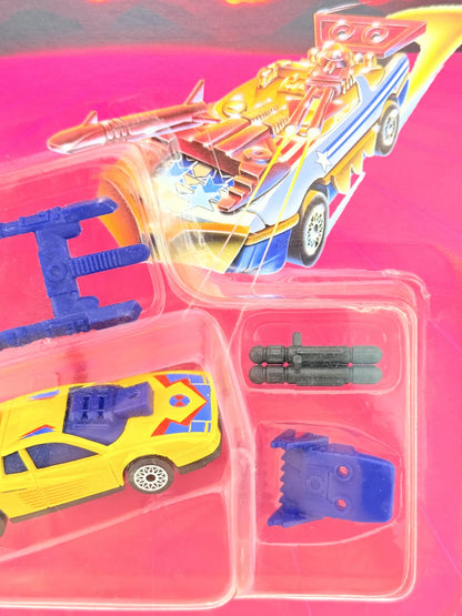 TURBOFORCE, Matchbox, Resoraki, Die cast, Żółty, 1:64 – zdjęcie 3