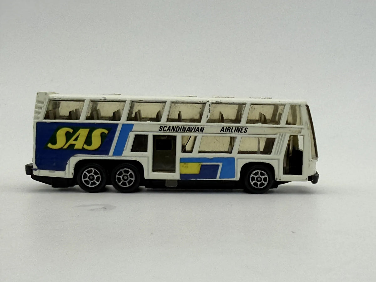 Autobus SCANDINAVIAN AIRLINES SAS Guisval Biały 1:100 Made in Spain – zdjęcie 3