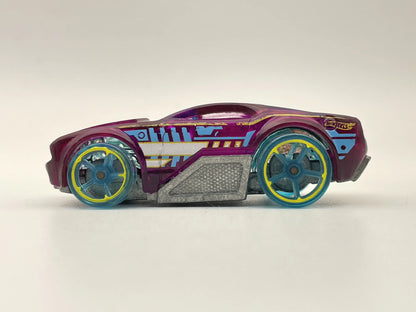 HORSEPLAY, Hot Wheels 2004 Resoraki Die cast 1429 Fiolet przeźroczysty 1:64 – zdjęcie 3