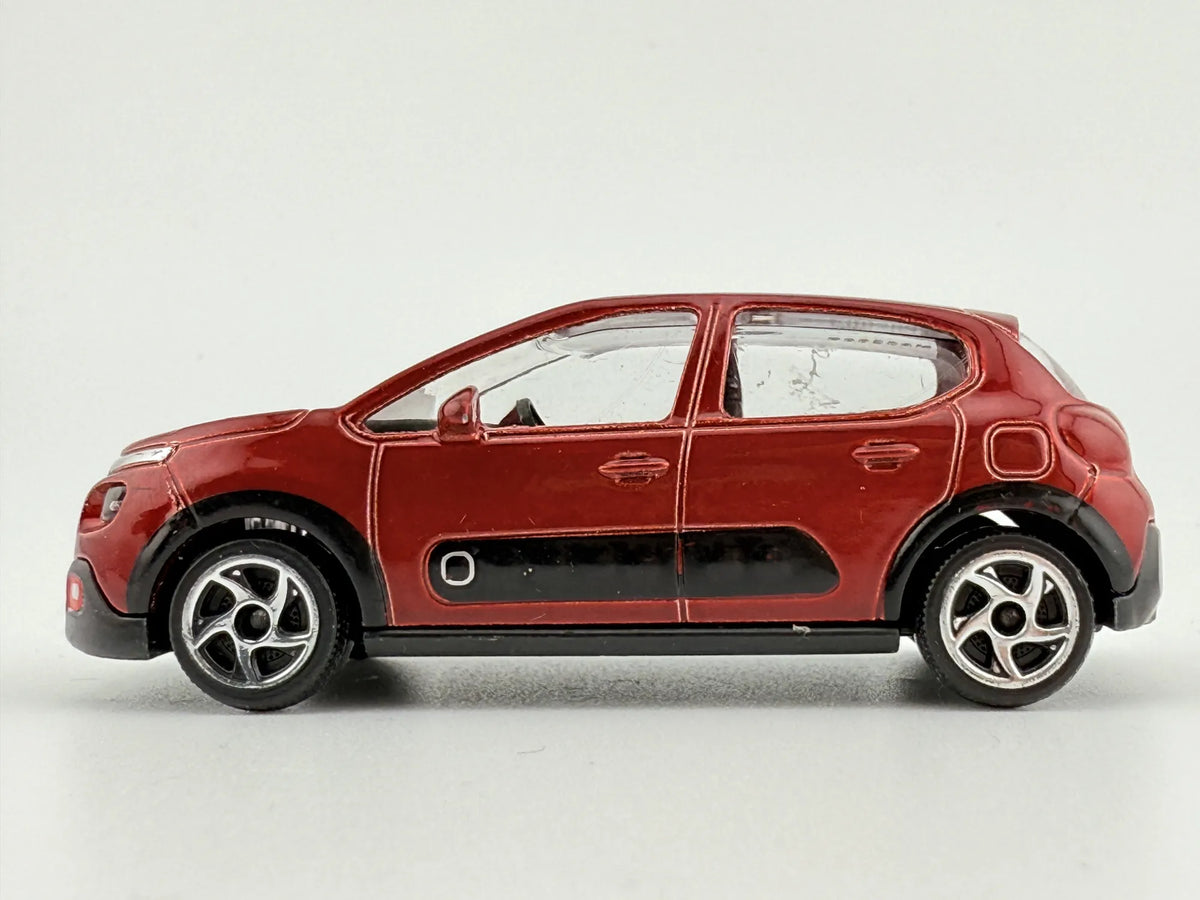 CITROEN C3, Majorette, Die cast REF:25AM, Czerwony, 1:57, Resoraki – zdjęcie 3