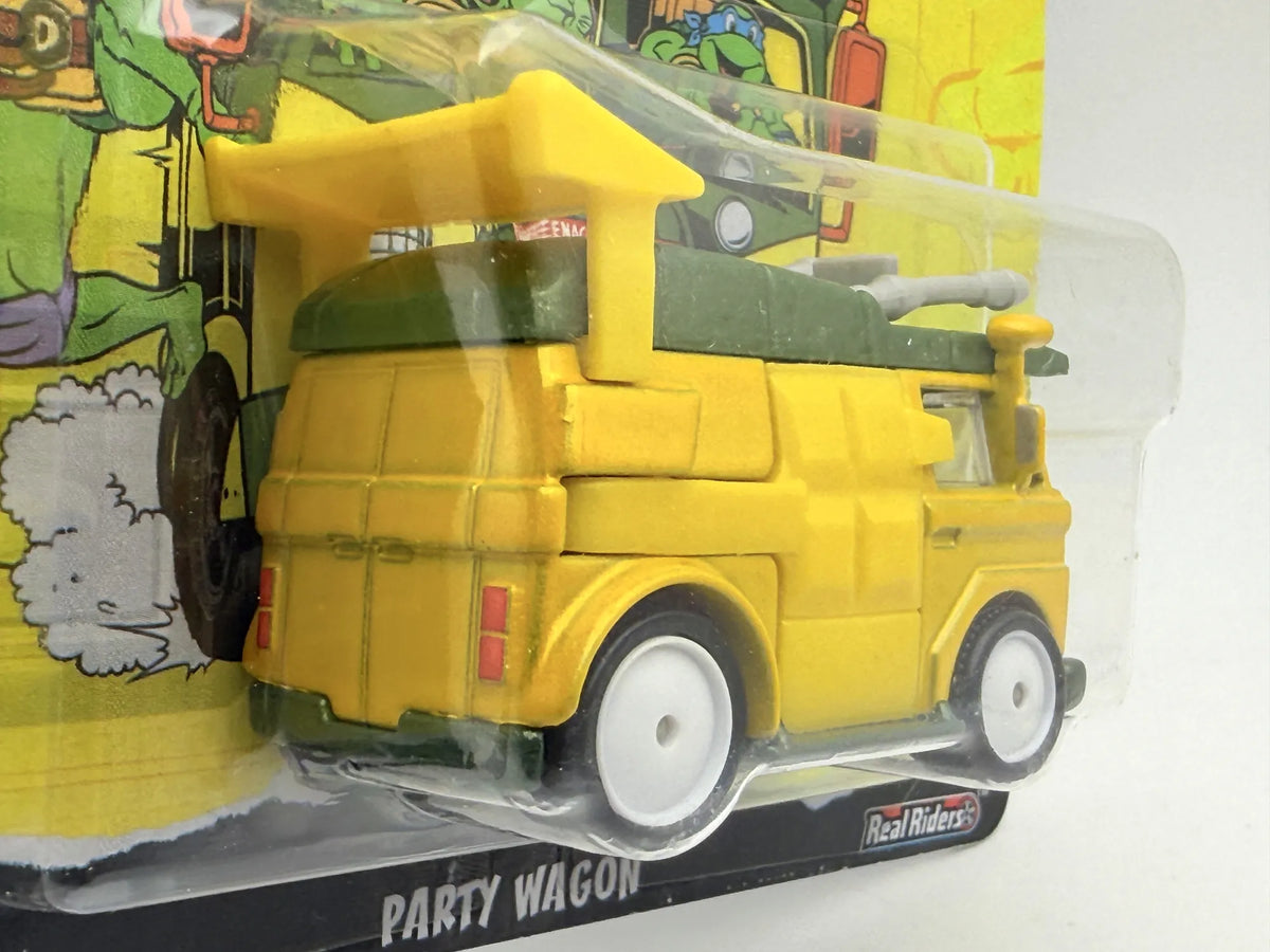 Party Wagon Ninja Turtles Hot Wheels 2024 Żółty 1:64 Premium Protektor – zdjęcie 3