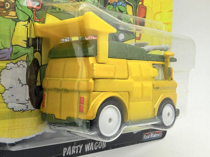 Party Wagon Ninja Turtles Hot Wheels 2024 Żółty 1:64 Premium Protektor – zdjęcie 3