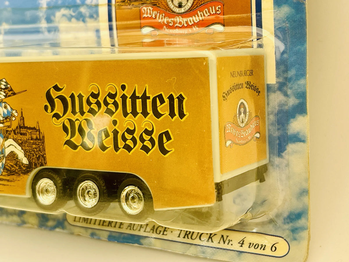 Freightliner DGD 1:87 Ciężarówka Promocyjna Weißes Brauhaus Blister Złoty – zdjęcie 3