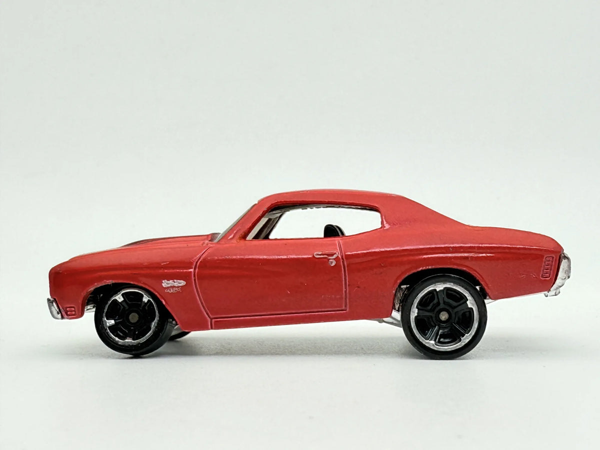 1970 CHEVELLE SS, Hot Wheels 1998, Die cast 1 NL, Czerwony, 1:64, Resoraki – zdjęcie 3