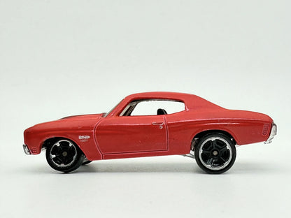1970 CHEVELLE SS, Hot Wheels 1998, Die cast 1 NL, Czerwony, 1:64, Resoraki – zdjęcie 3