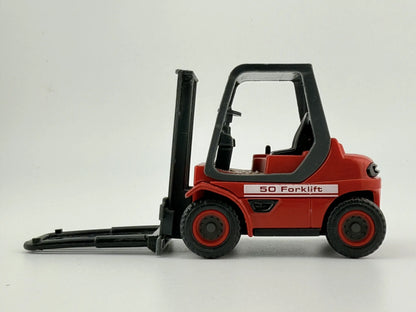 WÓZEK WIDŁOWY 50 FORKLIFT, Teama, Die cast, Czerwony, 1:32, Resoraki – zdjęcie 3