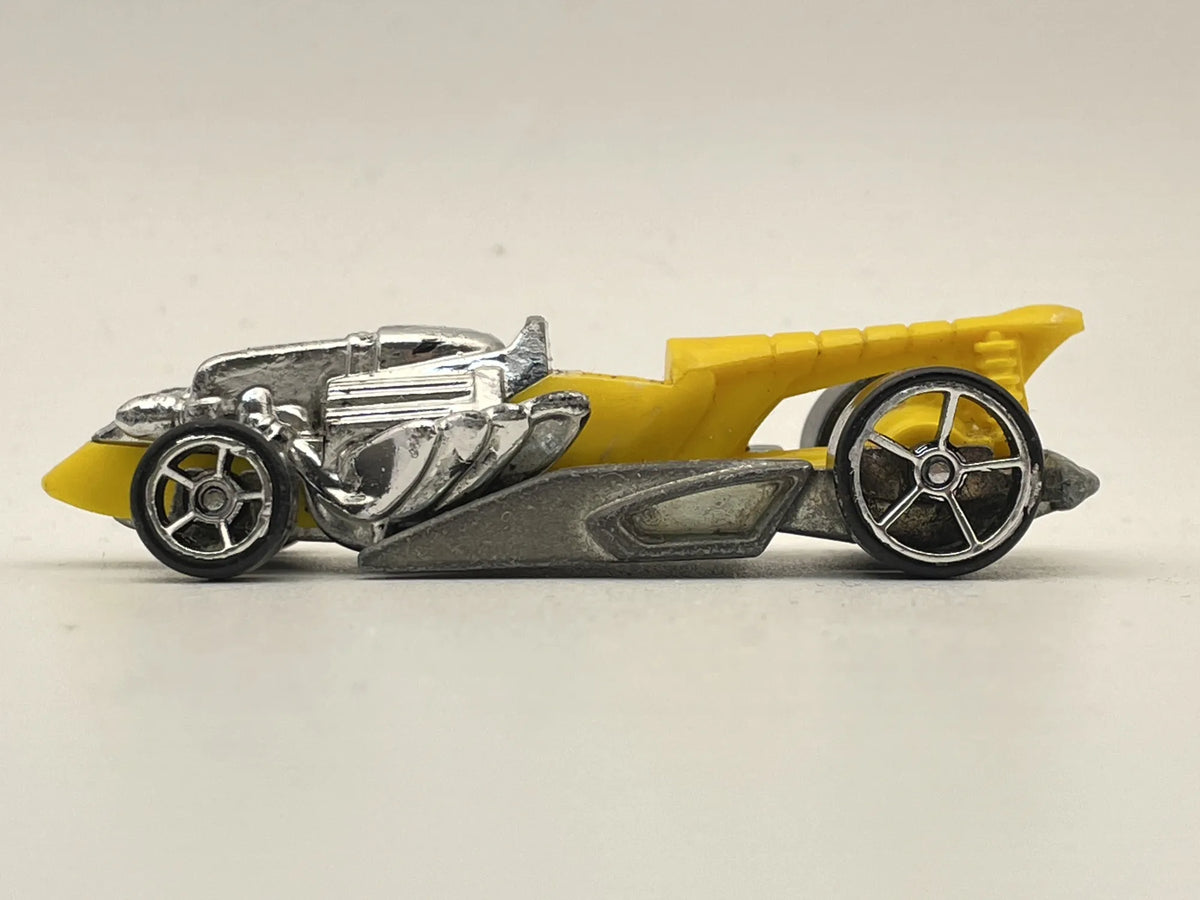 DRAGGIN' TAIL, Hot Wheels, Resoraki, Die cast C41, Żółty, 1:64 – zdjęcie 3
