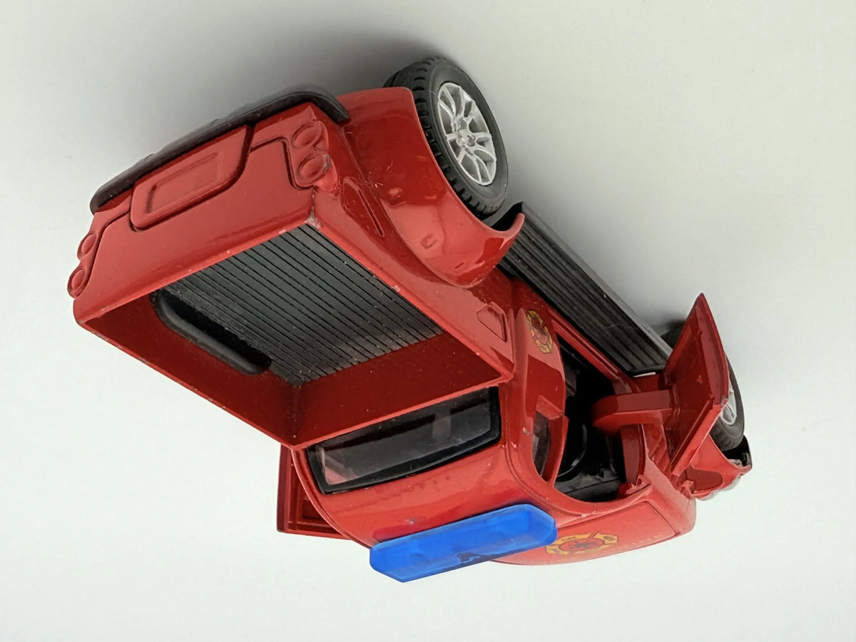 Dodge Power Wagon Fire Engine, Straż pożarna, Resoraki, die cast, 1:32 – zdjęcie 3