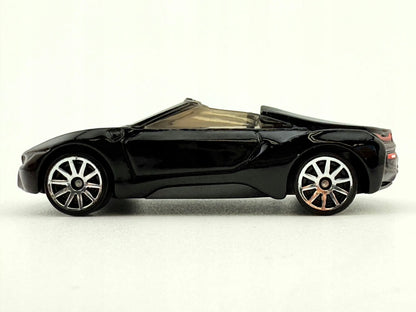 BMW I8 ROADSTER Hot Wheels 2018 Czarny 1:64 – zdjęcie 3