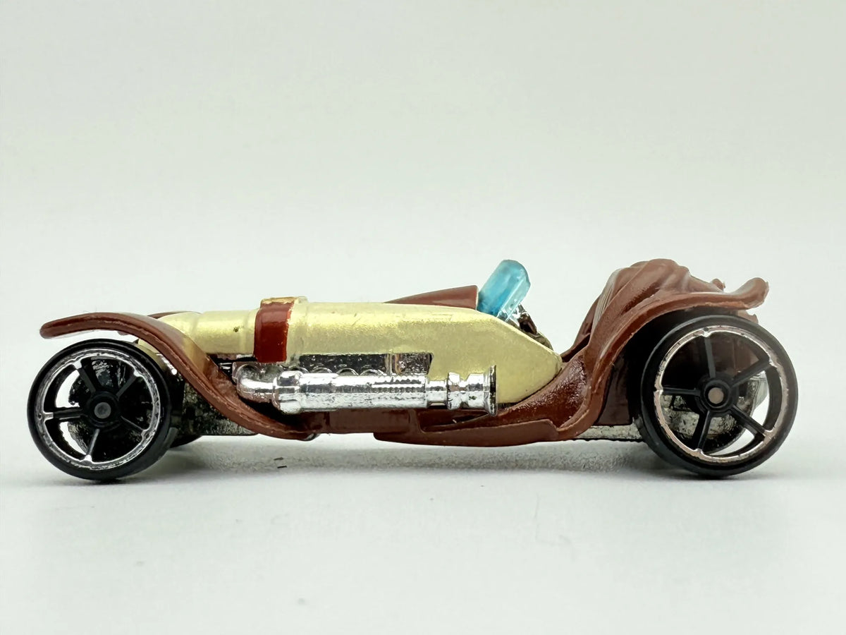 Obi Wan Kenobi, Star Wars, Hot Wheels 2014, Die cast CLR67, Złoty, 1:64 – zdjęcie 3