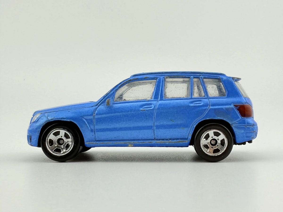 MERCEDES BENZ GLK, Realtoy, Die cast 510, Niebieski, 1:64, Resoraki – zdjęcie 3