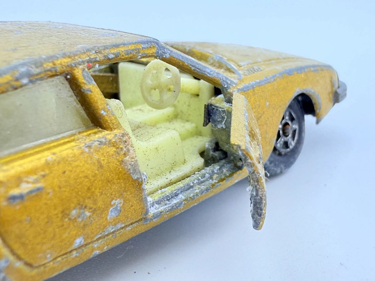 Bmc 1800 Pininfarina Matchbox Złoty 1:60 Made in Anglia – zdjęcie 3