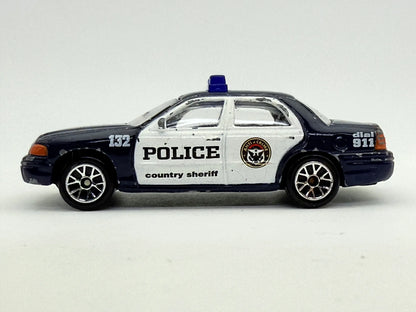 Ford Crown Victoria Realtoy Granatowy 1:64 – zdjęcie 3