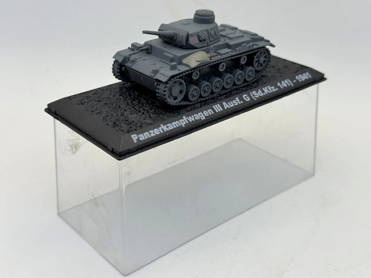Czołg Panzerkampfwagen Iii Ausf. G - 1941 Tanks of the World AmerCom 1:72 – zdjęcie 3
