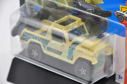 Jeep HW Hot Trucks Hot Wheels 2023 Żółty 1:64 – zdjęcie 3