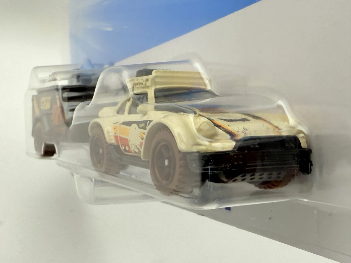 PORSCHE 911 OFF-ROADER, Hot Wheels 2025, HYT56 JCM61, Kremowy 1:64 Resoraki – zdjęcie 3