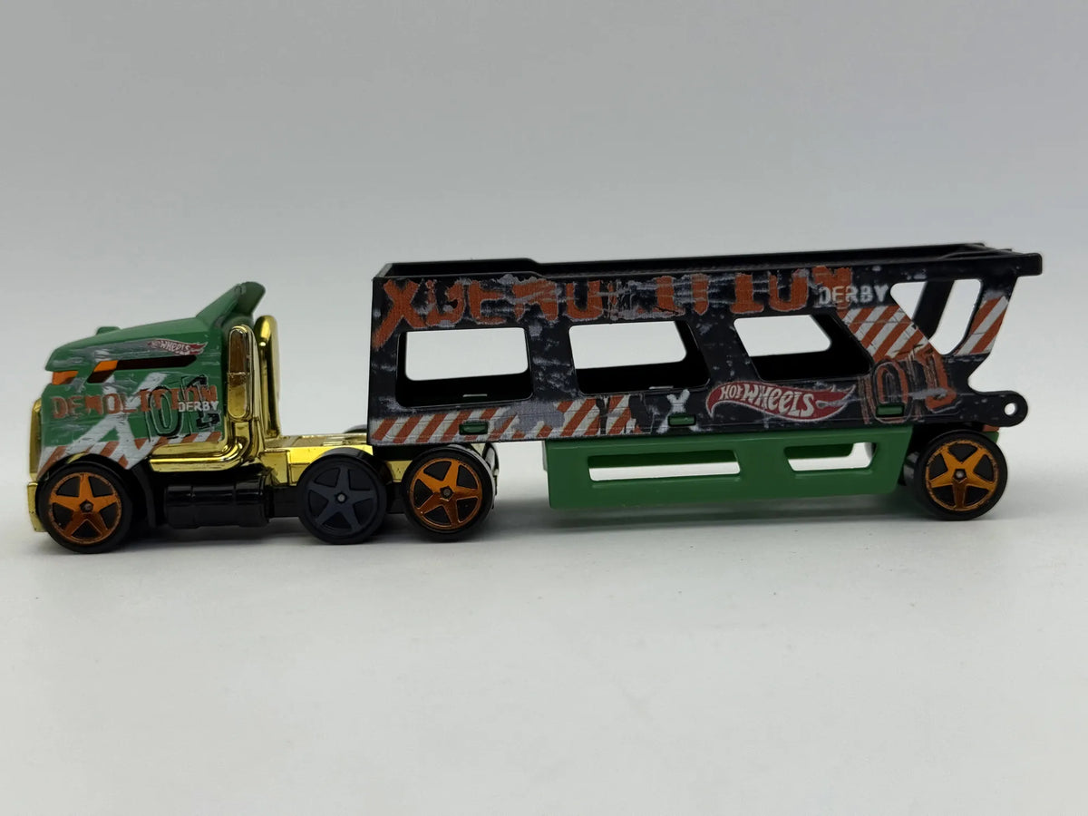 Ciężarówka Demolition Derby Hot Wheels Zielony, 1:64 – zdjęcie 3