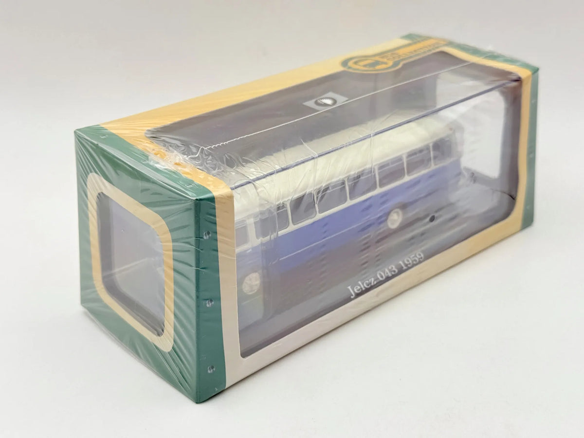 Autobus JELCZ 043 1959 Collectors Edition Atlas 2010 Niebieski 1:72 – zdjęcie 3