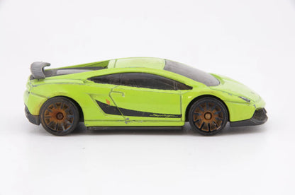 Lamborghini Gallardo Lp 570-4 Superleggera Hot Wheels 2010 Zielony 1:64 – zdjęcie 3
