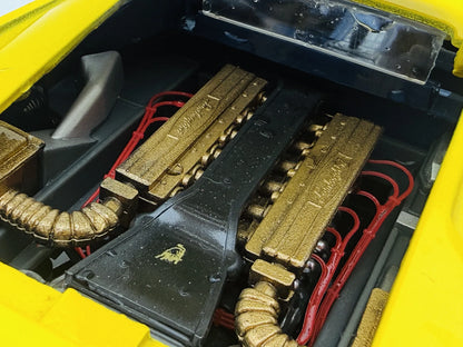 Lamborghini Diablo Maisto 1990 1:18 Luzak Żółty – zdjęcie 3