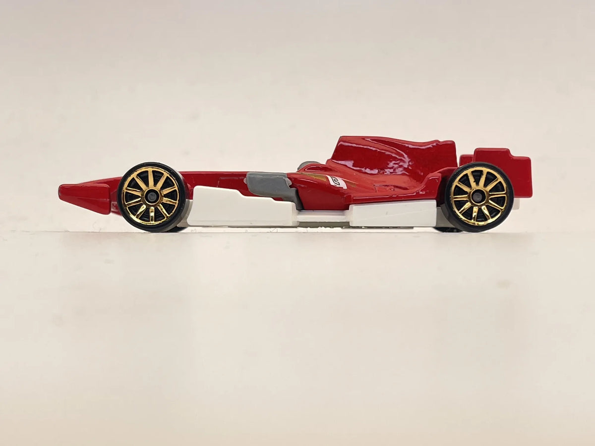 F1 RACER, Hot Wheels, Resoraki, Die cast, Czerwony 1:64 – zdjęcie 3
