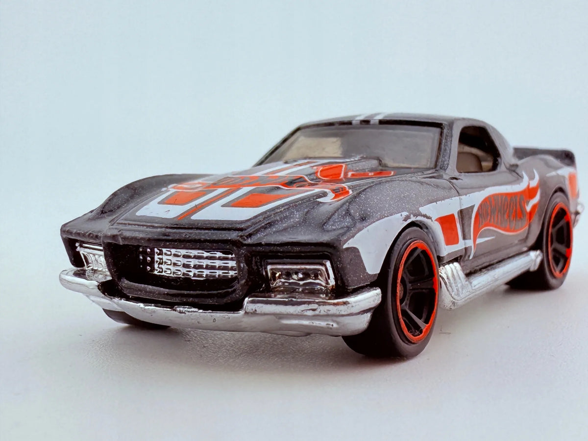 Chevrolet Corvette Sting Ray C2 Mainline Hot Wheels Czarny 1:64 – zdjęcie 3