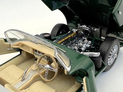 1961 Jaguar E-Type Franklin Mint Precision Models 1961 Zielony 1:24 – zdjęcie 3