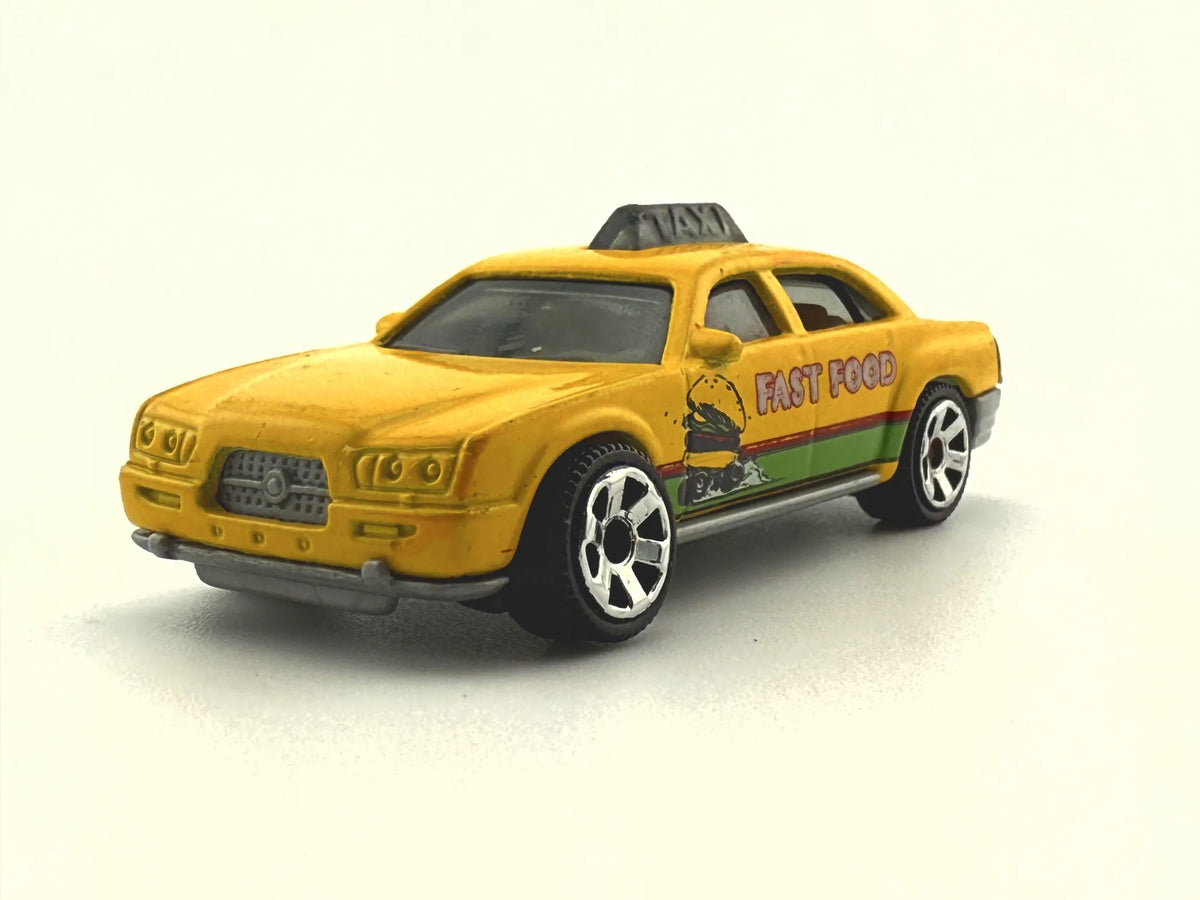 Taxi Cab Matchbox 2002 Żółty 1:64 – zdjęcie 3