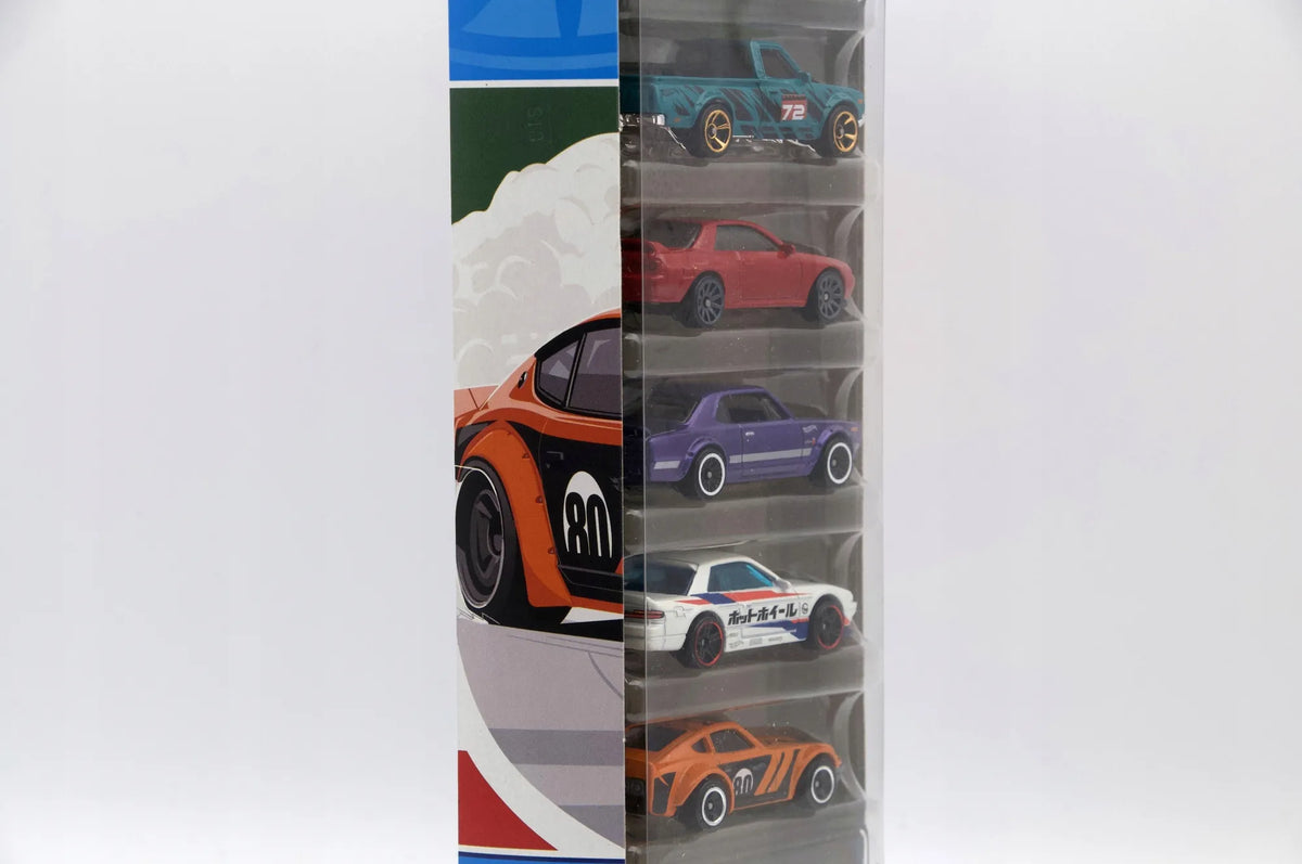 NISSAN NISSAN Hot Wheels 2022 Wielokolorowy 1:64 5 PAK HW 5 Pack – zdjęcie 3