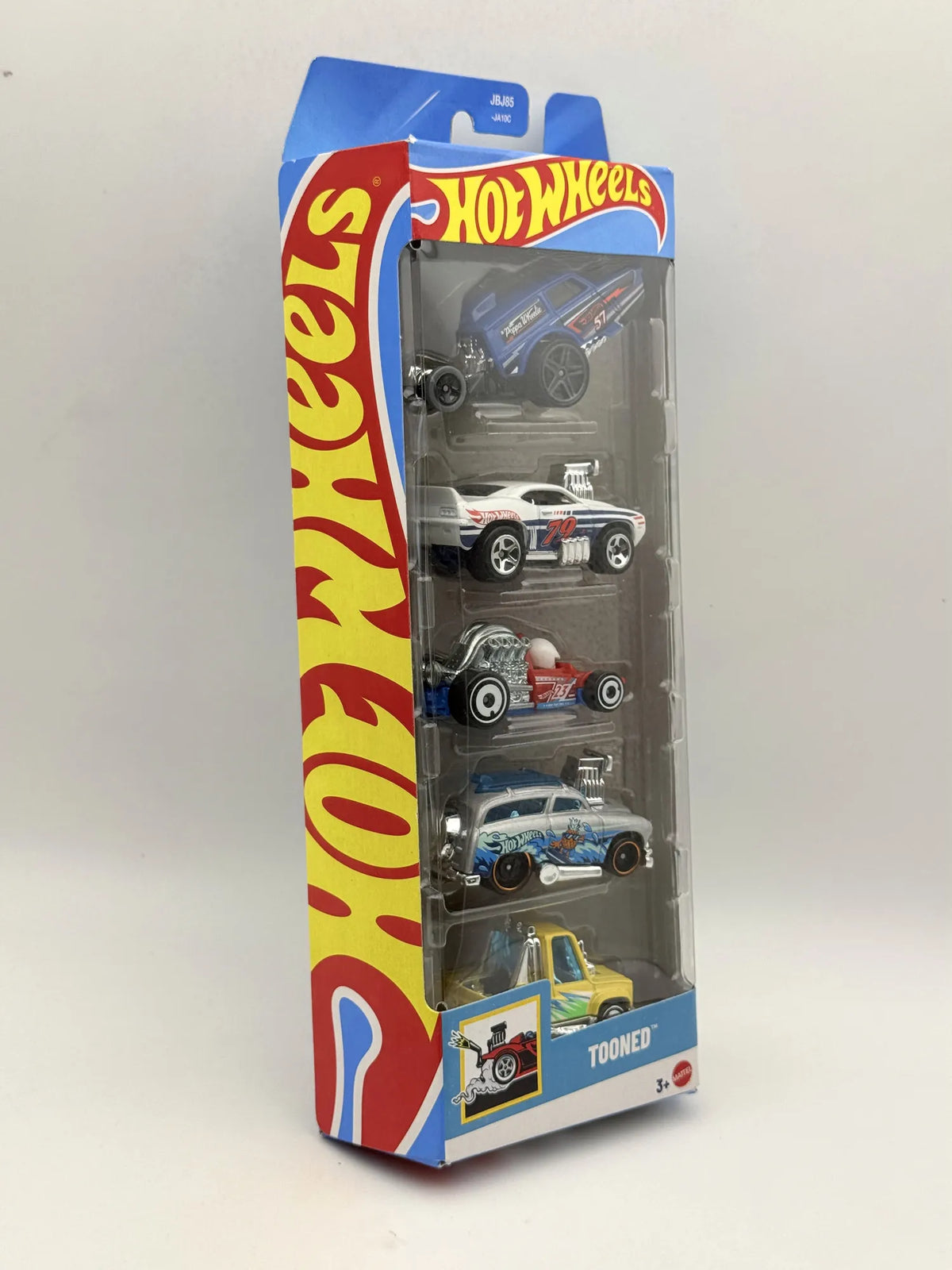 5 PAK TOONED, Hot Wheels 2025, Die cast JBJ85, Wielokolorowy 1:64, Resoraki – zdjęcie 3