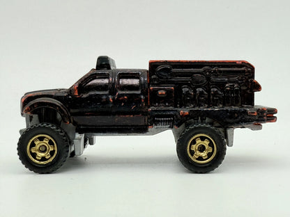 FORD F-350 SUPER DUTY SUPERLIFT, Matchbox 2011, Die cast MB837, Czarny 1:78 – zdjęcie 3