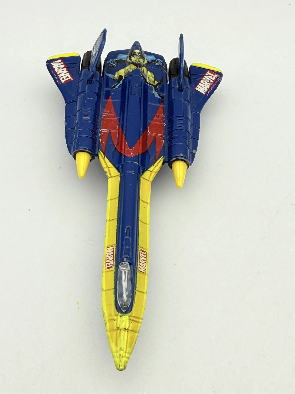 X-Jet SR-71 BLACK BIRD, Marvel X-MEN 2002, Maisto, Die cast 1:144, Resoraki – zdjęcie 3