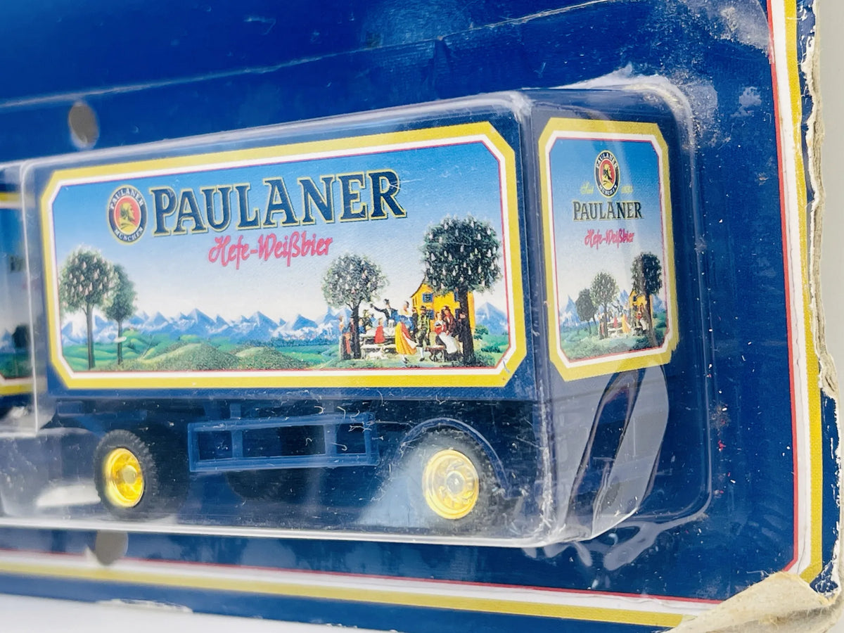 MAN Hümmer 1:87 Ciężarówka Promocyjna PAULANER Mini Truck Blister Czerwony – zdjęcie 3