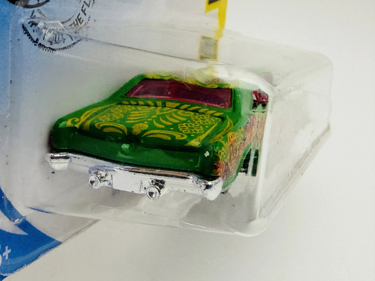 1964 Chevrolet Chevelle Ss Hot Wheels 2019 HW ART CARS 1:64 Blister Zielony – zdjęcie 3