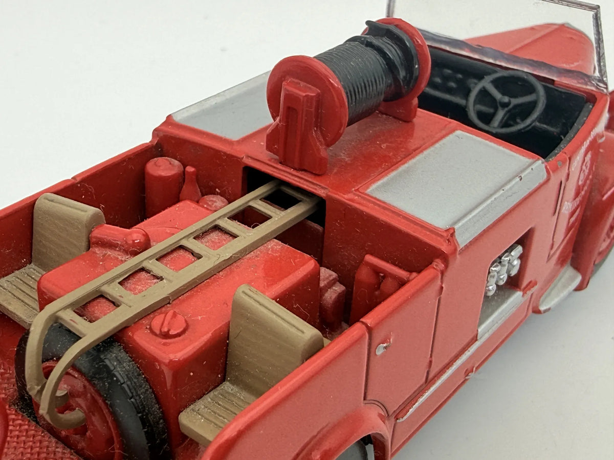 1950 LAFFLY BSS C3, Straż pożarna, Amer Com, Made in France, Die cast, 1:50 – zdjęcie 3