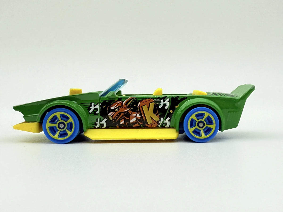 TRACK MANGA, Hot Wheels 2017, Die cast FJV95, Zielony, 1:64, Resoraki – zdjęcie 3