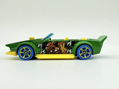 TRACK MANGA, Hot Wheels 2017, Die cast FJV95, Zielony, 1:64, Resoraki – zdjęcie 3