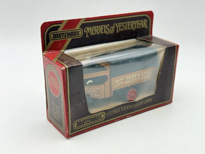 1922 FODEN STEAM LORRY Matchbox 1984 Miedziany 1:43 Made in England – zdjęcie 3