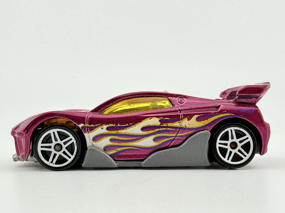 MS-T SUZUKA, Hot Wheels 2000, Die cast 1185 MJ 1, Różowy, 1:64, Resoraki – zdjęcie 3