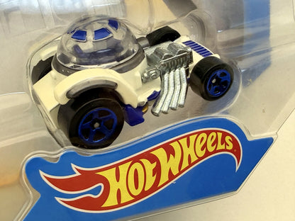 STAR WARS R2-D2 CHARACTER CAR Hot Wheels 2014 Biały 1:64 – zdjęcie 3