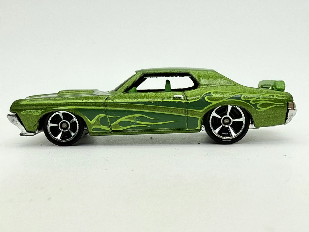 69 Mercury Cougar Eliminator Hot Wheels Zielony 1:64 – zdjęcie 3